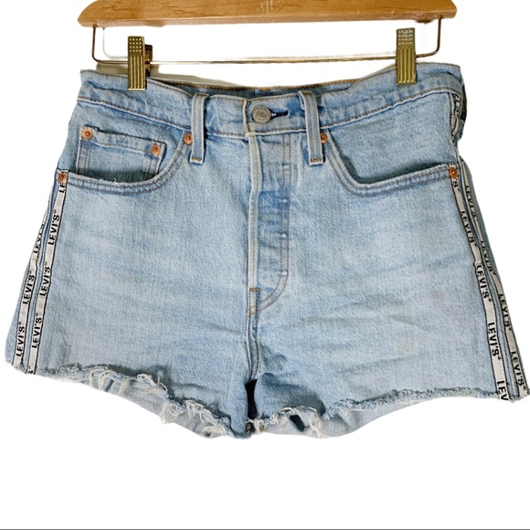 Levi’s 501 27 High Rise Jean Shorts Button Fly. - Picture 3 of 9